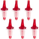 Veluw® Professionele Schenktuit Kunststof - Rood ( 6 Stuks )