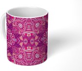 Mok - Koffiemok - Patronen - Mandala - Details - Mokken - 350 ML - Beker - Koffiemokken - Theemok