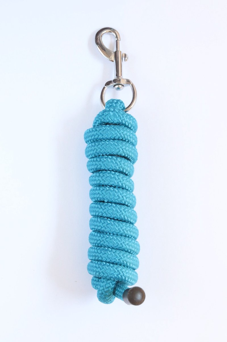 HB Showtime -  Halstertouw - 2 Meter - Musketonhaak - Turquoise