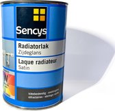 Sencys Radiatorlak Zijdeglans | Hittebestendig, Sneldrogend | Mengbasis | Verspuitbaar | 13m² | 1 L