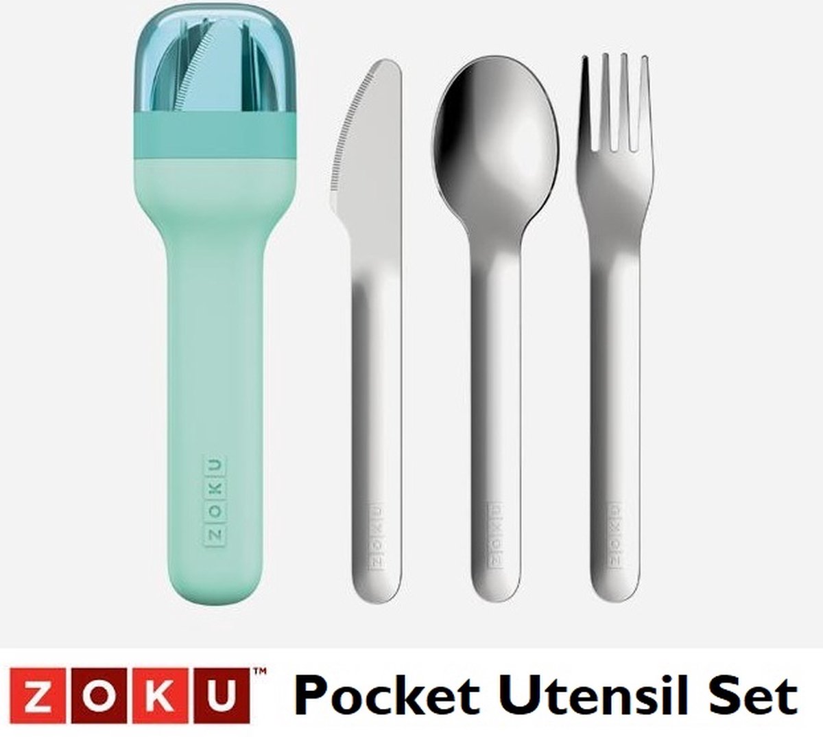 Zoku Utensils in Holder Set of 3 Pieces bol