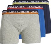 JACK & JONES JACCLIFF SOLID TRUNKS 3 PACK LN Heren Onderbroek  - Maat S