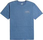 Billabong - Shirt voor heren - Korte mouw - Adiv arch - Basics - Stofblauw - maat M