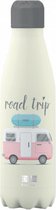thermosfles Roadtrip 500 ml RVS wit
