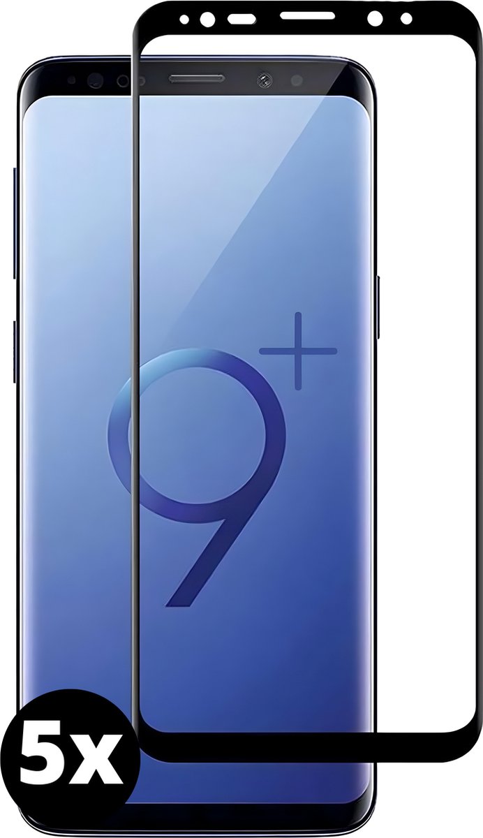 Fooniq Screenprotector Transparant 5x - Geschikt Voor Samsung Galaxy S9 Plus