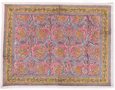 Jamini  - Placemat katoen Jaipur dusty pink 45x35cm - Placemats