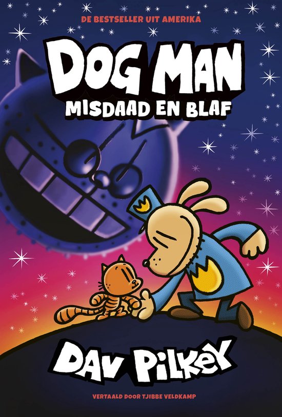 Boek cover Dog Man 9 -   Misdaad en blaf van Dav Pilkey (Hardcover)