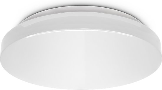 B.K.Licht - Plafonniére - badkamerverlichting - IP44 - 4.000K - Ø33cm