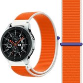 Nylon Smartwatch bandje - Geschikt voor Strap-it Samsung Galaxy Watch 46mm nylon band - Nederland - Strap-it Horlogeband / Polsband / Armband