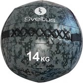 Sveltus Wallball - Camouflage - 14 kg - Zwart