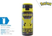 Pokemon Tritan Water Fles - 500 ml - BPA Vrij - Pikachu - 18,5 x 8 CM