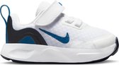 Nike WearAllDay Jongens Sneakers - White/Marina-Armory Navy - Maat 19.5