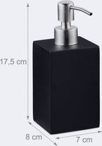 Zeepdispenser - Zwart - RVS - 300 ml - Navulbaar