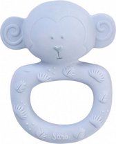 bijtring Jungle Party rubber blauw
