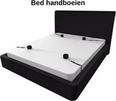 Sitna - BDSM Bed Handboeien Zwart - Matras SM Set - Bed Vastbinden Set - BDSM Restraint Straps - Bondage Handboeien Set - Klittenband Handboeien
