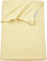 Meyco Knit basic wiegdeken - Soft Yellow - 75x100cm