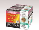 [Set van 2] PROPLAN Nutrisavour delicate vissaus - volwassen kat - 10x85g