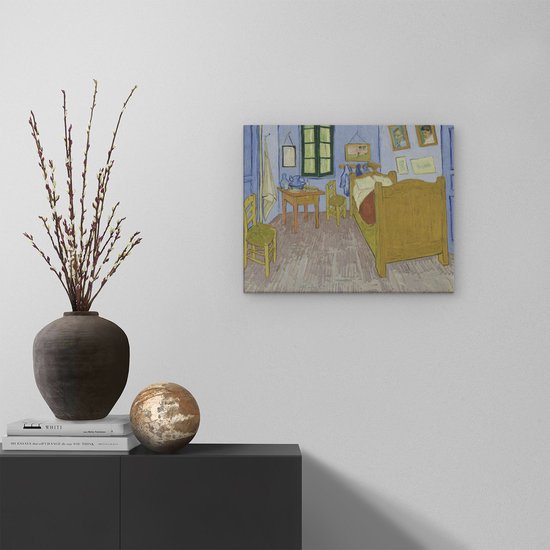 Artaza Toile Peinture La Chambre à Arles - Vincent van Gogh - 50x40 - Art - Impression sur Toile