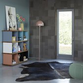 Enzo Pellini Essential | Revêtement mural en cuir | Carrelages muraux en cuir | Dalles en cuir 1m² Mélange anthracite / Lava