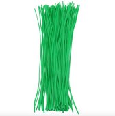 100 Stuks – 40cm Lang – Hout – Groen – Plantensteun / Plantensteunen – Moestuin Stokjes – Plantenstok