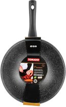 Tomado Wokpan 28 cm Zwart/Wit