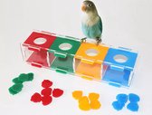 Vogelspeelgoed Intelligentie Training - Kleuren Sorteren - Parkieten Speelgoed