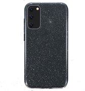 oTronica Backcover glitter voor Samsung Galaxy A12 Hoesje - Grijs