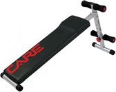 Care Fitness Sit-Uptrainer - Abdo Gym -  125 x 36 x 14 cm - Staal - Zwart