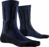 wandelsokken Trek X katoen/polyamide blauw mt 39/41