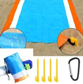Picknick Mat Blauw - Strandkleed Beachmat - Medium | 136X195 CM| Buitenkleed| Kampeerkleed outdoor–Picnic blanket Large- Grote Deken