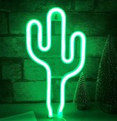 Jawes- Neon lamp cactus- Groen- Nachtlamp- Neon wandlamp- Neon verlichting- Sfeer verlichting- Neon lamp muur