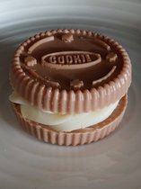 MADAME MARCHAND-PÂTISAVONNERIE - Handgemaakte zeep Le Cookies karamel - sierzeep -150g
