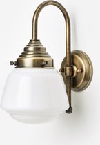 Art Deco Trade - Wandlamp High Button Meander Brons
