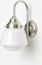 Art Deco Trade - Wandlamp High Button Meander Matnikkel