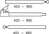 Campking verandastang + QuickGrip Aluminium - 25/22mm 170-260cm (A) - 69.483.56