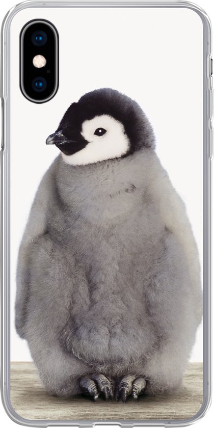 iPhone X - - Pinguïn Baby - Meisjes - Kind - Jongens - Siliconen... | bol.com