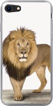 Geschikt voor iPhone 7 hoesje - Jongens - Leeuw - Dieren - Kinderen - Meisjes - Siliconen Telefoonhoesje