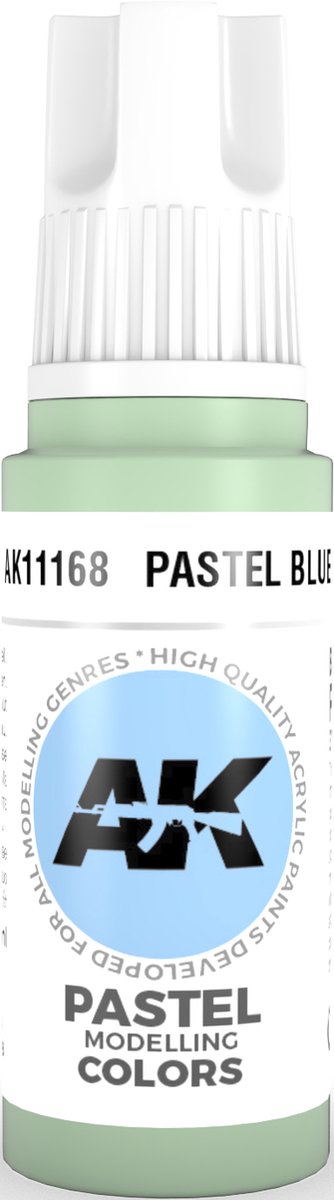 Pastel Blue Acrylic Modelling Color - 17ml - AK-11168