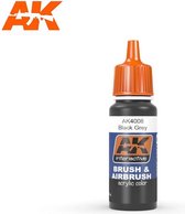 Black Grey - 17ml - AK-4008