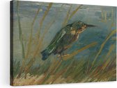 Artaza - Peinture sur toile - Martin-pêcheur au bord de l'eau - Vincenct van Gogh - 90x60 - Art - Impression sur toile