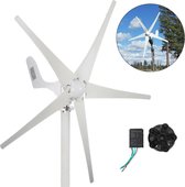 LiveProducts WindTurbine - Wind Turbine Generator - 400W - 12V - 3-Blades - met Charge Controller - thuis te gebruiken - wit