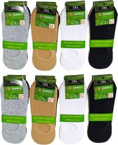 green-goose® Bamboe Footies | 5 Paar | Gemengde Kleuren | 85% Bamboe | Maat 35 - 40