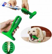 Sterke hondentandenborstel - Honden mondverzorging - Honden tanden cleaner - Honden tandenborstel - Extra groot - Oral care tandenborstels - Groen