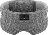 Bluetooth slaapmasker (premium) - Beste keuze - 100% verduisterend - Ultraplatte 'spons speakers' (perfect voor zijslapers) - Koel en ademend materiaal - Volledig verstelbaar - Exc