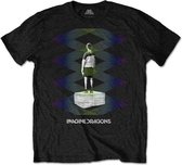 Imagine Dragons Heren Tshirt -S- Zig Zag Zwart