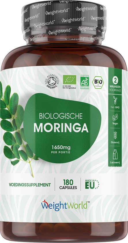 Wijzigingen van Vet Asser WeightWorld Biologische Moringa capsules - 1650 mg - 180 capsules | bol.com