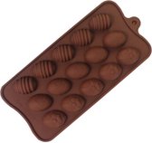 Paaseietjes - Siliconen mal voor o.a. chocolade - Pasen - Easter - Happy Easter - Bakken - Paasei - Mal - Siliconen - Silicium