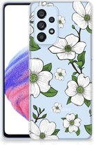 Trendy Telefoonhoesjes Geschikt voor Samsung Galaxy A53 5G Smartphone hoesje Dogwood Flowers