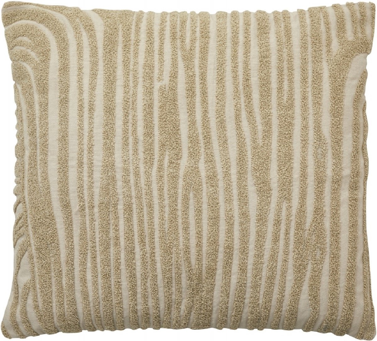 kussenhoes Elodie zand 50x50cm katoen