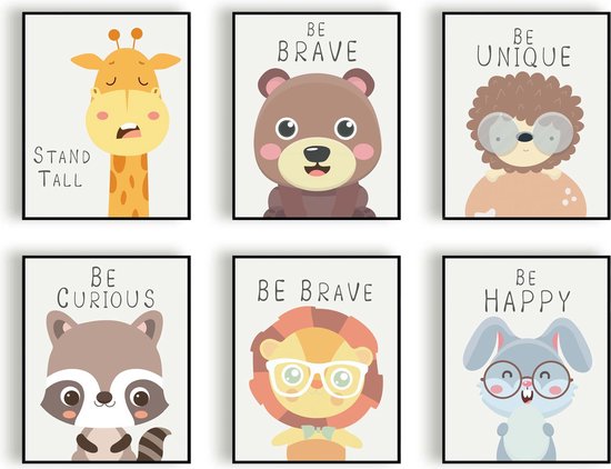 posters baby en kinderkamer - Waggel® en vriendjes